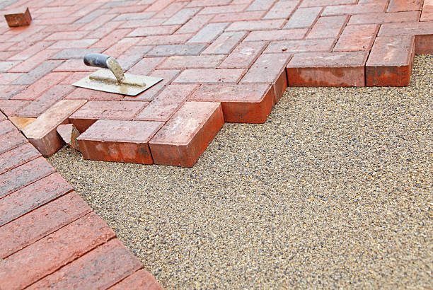 Permeable Paver Driveway in Ivanhoe, TX